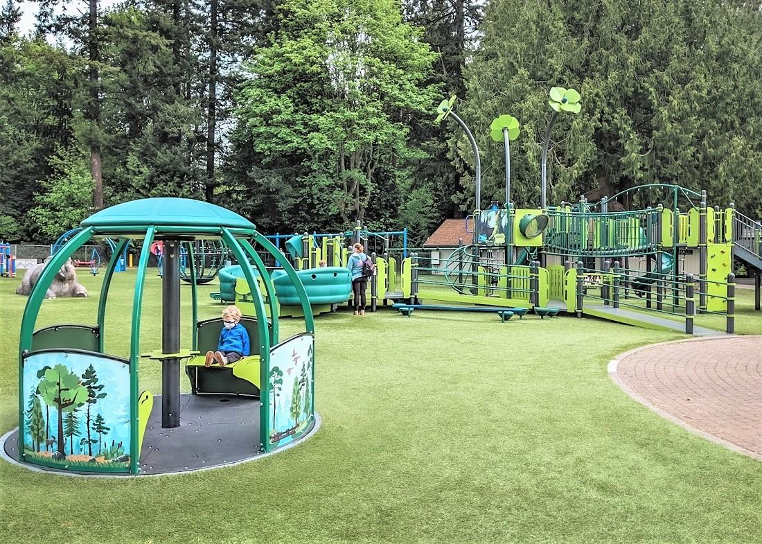 Forest Park Playground in Everett Delivers Inclusive Fun for Kids of